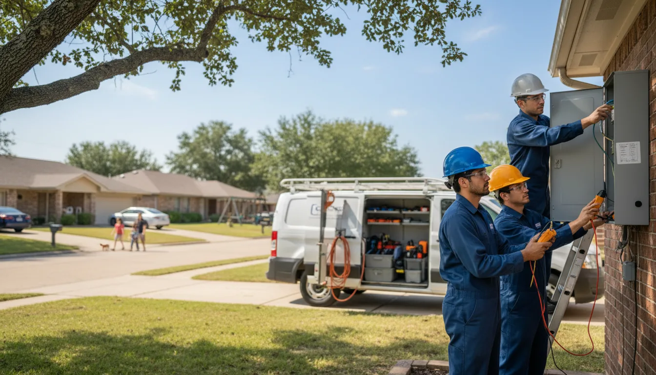 Certified electrician providing emergency electrical services in Fairfax, MO